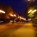 Rewal w ruchu #noc #lampy #ulica #MiastoNocą #wakacje