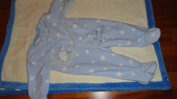 polarowy pajac 68 cm #adams #chłopiec #disney #next #niemowlę #ubranka #używane #zestaw