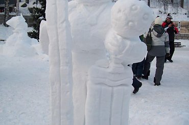 Szklarska Poręba,jedna z figur śniegowych-"Śniegolepy" :))) #Karkonosze #zima #śnieg #szadź