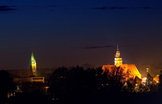 #Noc #widok #panorama #Kościerzyna