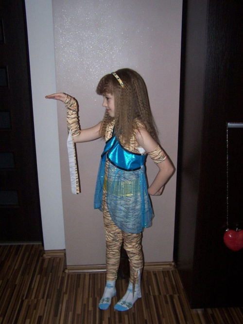 Emilka w stroju Monster High Cleo de Nile :) #MonsterHigh #CleoDeNile