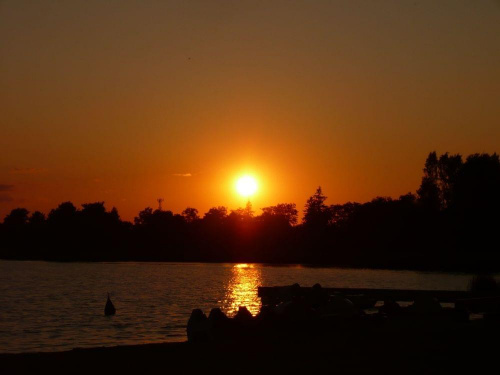#ZachódSłońca #jezioro #słońce