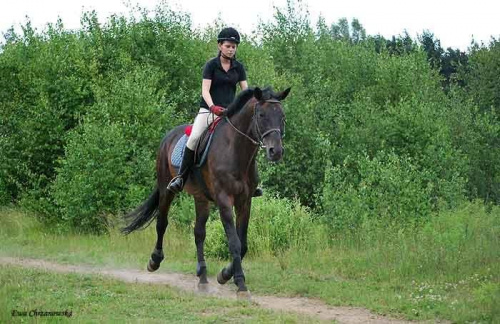 2009.06.18 Trening w Stodolach, Zosia i Ania