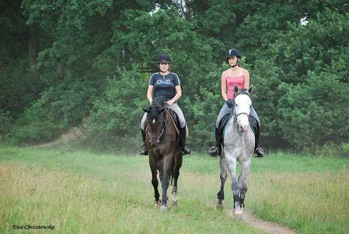 2009.06.18 Trening w Stodolach, Zosia i Ania