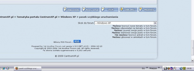 paski skrótów