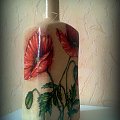 butelka decoupage