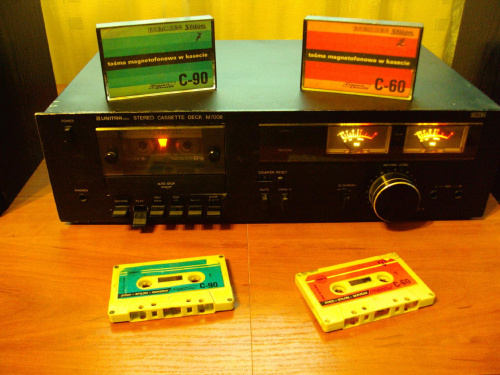 Unitra ZRK Stereo Cassette Deck M7008
Kasety magnetofonowe "Taśmy magnetofonowe w kasecie" Stilon
Zestaw głośnikowy Unitra Tonsil Space 86