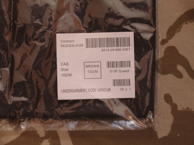 Undergarment, Body Armour, Brown, Soldier 2005