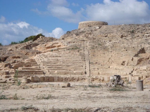 Cypr-Pafos,ruiny teatru #Ruiny #teatr #starozytnośc