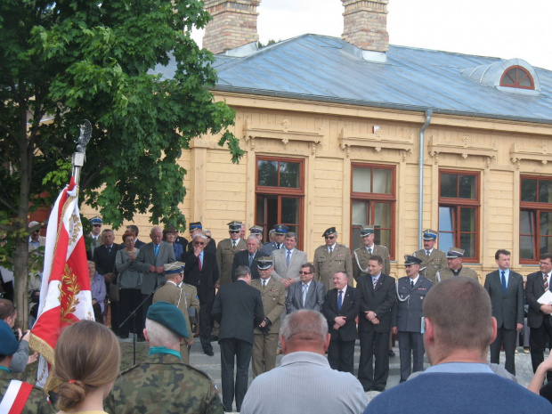 Pożegnanie sztandaru 1 Legionowskiego Batalionu Zaopatrzenia