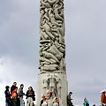 Oslo park Vigelanda obelisk #Oslo
