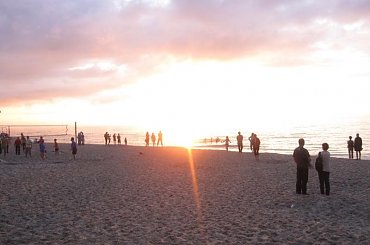 Zachód słonca nad polskim morzem #morze #zachód #miłosc #piekno #fale #wiatr #piasek #słońce #szum