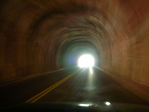 Tunel w drodze do Zion Park