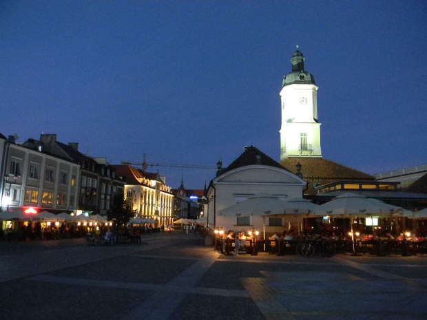 Białystok wieczorkiem