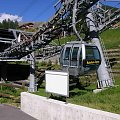 Kolejka z Zermatt na Klein Matterhorn