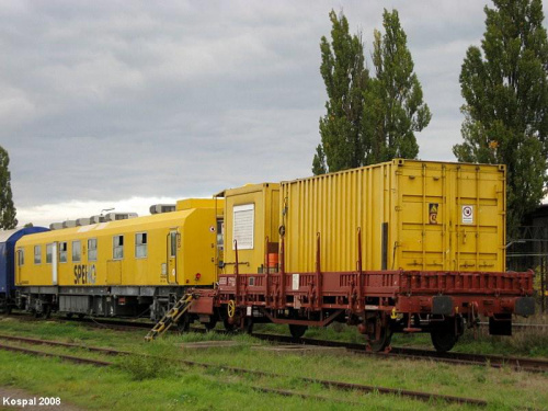 07.10.2008 Wagony Szwajcarskiego pociągu do szlifowania szyn SPENO INT.SA (RR 32 M-2).