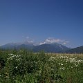 Słowacja, widok na Tatry #Pieniny #góry