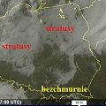 Zdjęcie satelitarne Polski z godz. 09.00 w dniu 21.10.2012