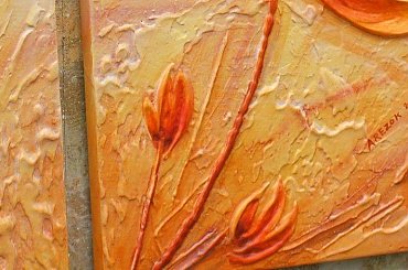 #kwiaty #malarstwo #akryl #obraz