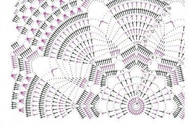 01 (schemat) #opisy #schematy #szydełko #wzory