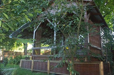 Altanka zabudowana elementami wykonanymi z wikliny w Warsztacie Terapii Zajęciowej "Nadzieja" w Stalowej woli #altanka #wiklina #wtz #nadzieja #StalowaWola