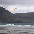 Kitesurfing, Keel Beach- wyspa Achill