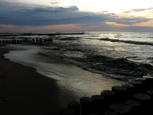 Bałtyk 2009_zachód słońca 2 #morze #Bałtyk #ZachódSłońca #niebo