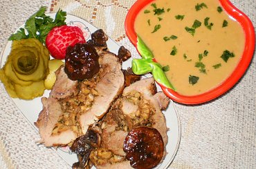 ,,Grzybnięta ,, łopatka #wieprzowina #łopatka #grzyby #obiad #jedzenie #gotowanie #kulinaria #PrzepisyKulinarne