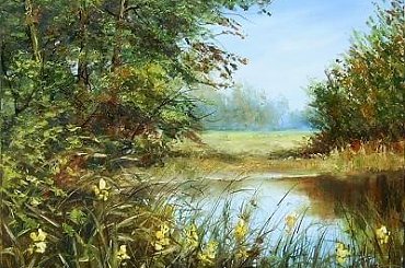 #garncarek #aleksander #obraz #malarstwo #obrazy #olej #płótno #pejzaż #impresja #kwasków