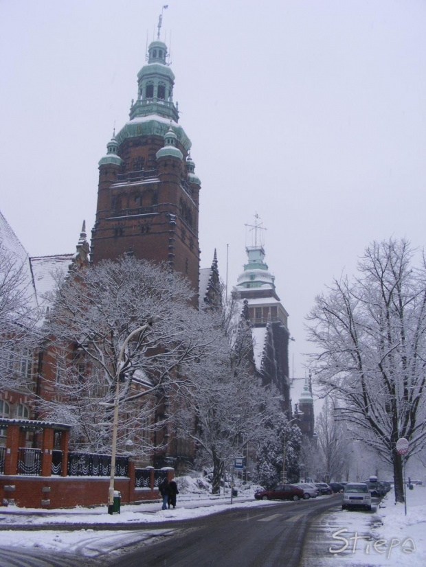 Szczecin pełen śniegu #Zima #Szczecin #Śnieg