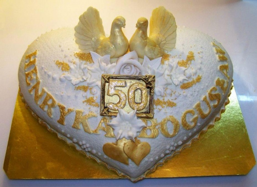 50-cio lecie(4kg) #tort #pankiewicz #gołębie