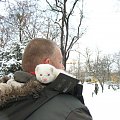spacerek fretkowy_Wrocław Park Szczytnicki #fretki #spacer #spaotkanie #Wrocław #zima #śnieg