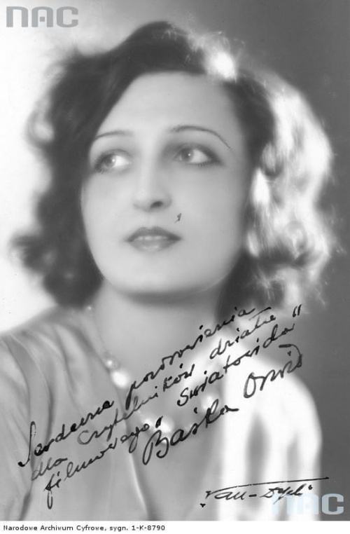 Barbara Orwid, aktorka. Warszawa_1930-1939 r.