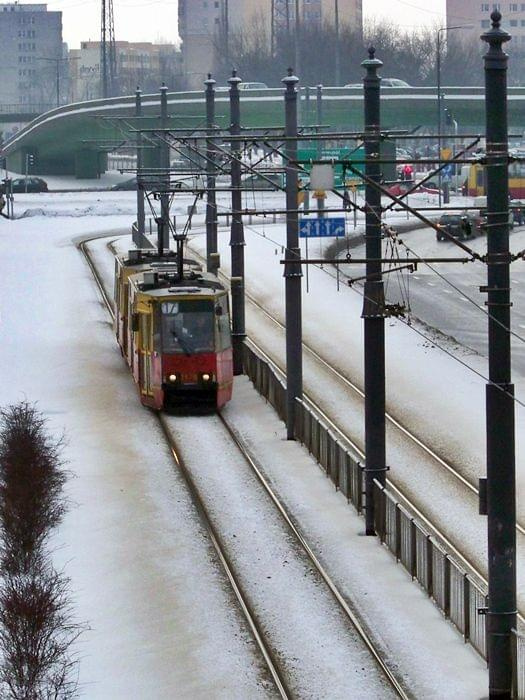 Zimowa Wawa o różnych porach doby.. #Warszawa #zima #UlWołoska #Mokotów #tramwaj #śnieg