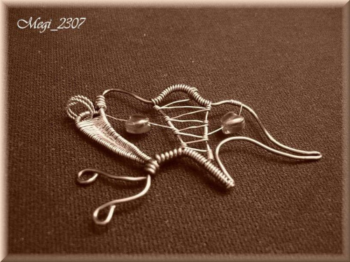 Biżutera wykonana metodą wire wrapping - czyli drutem oplatane:) #WireWrapping #biżuteria #HandMade