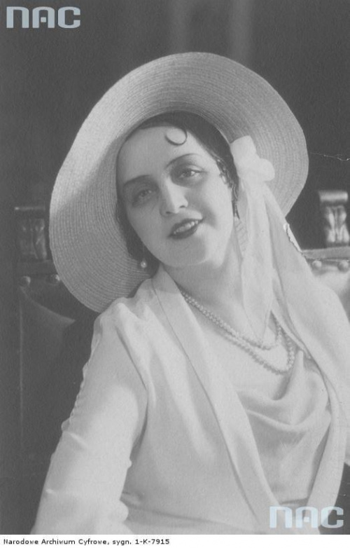 Maria Gorczyńska, aktorka. Warszawa_1920-1939 r.