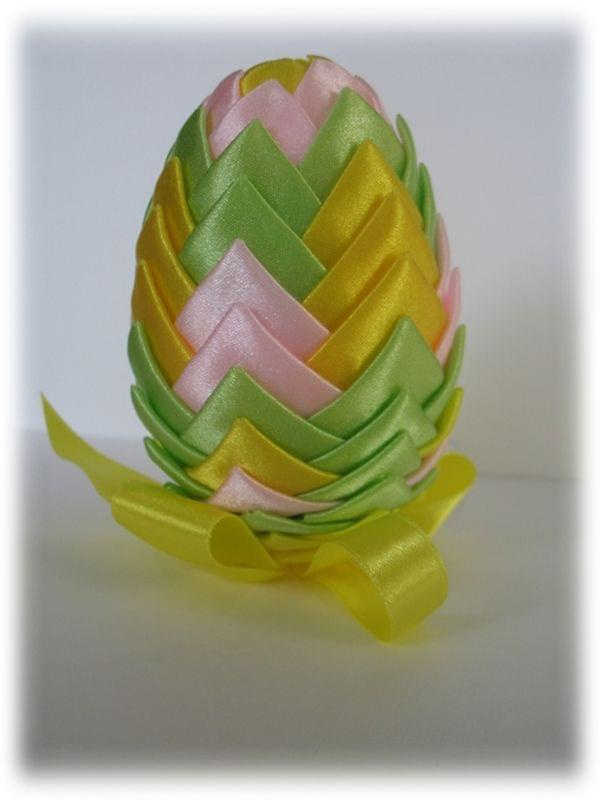 Wielkanocne jajko wstążkowe #JajkoWielkanocne