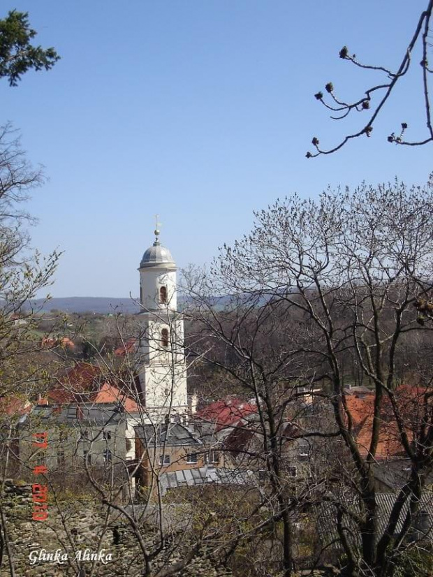 Widok z zamku na Bolków .....