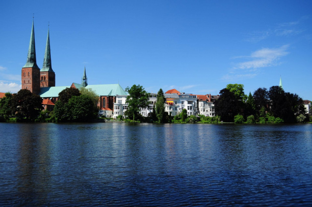 Widok na Lübeck