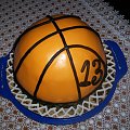 Tort - Piłka do koszykówki #TortPiłkaDoKoszykówki #BasketballCake #urodzinowy