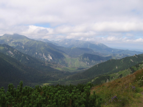 Widoki z Szerokiej Przełęczy Bielskiej #Góry #Tatry