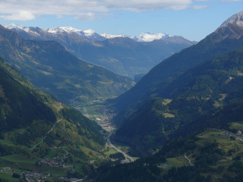 Widok z przełęczy św. Gotharda #Szwajcaria