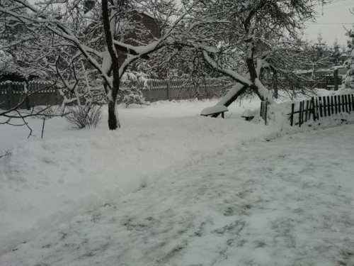 Intensywne opady śniegu - 24/25.12.2010