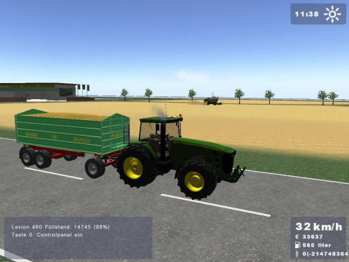 John Deere 8530 + Brantner Dreiachser #Gra #LandwirtschaftsSimulator #JohnDeere8530