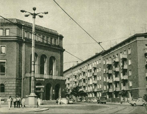 oznań_Skrzyżowaniealei Marcinkowskiego i ulicy 23 Lutego 1985 r.