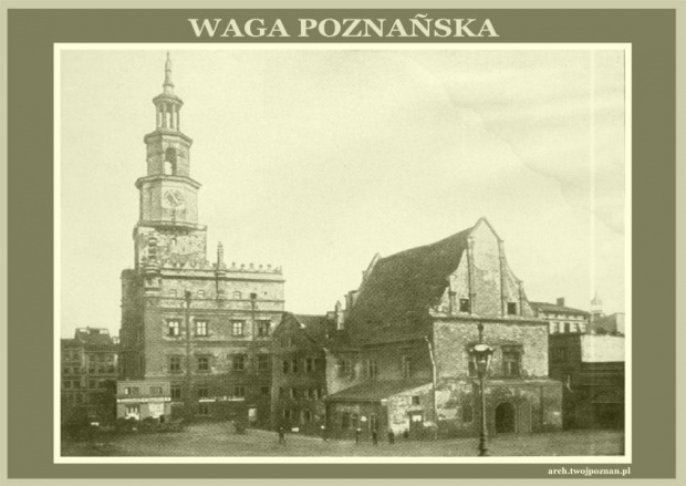 Poznań_Ratusz i dawna Waga Poznańska (XVI w.)