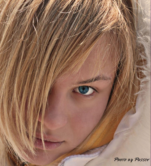 Ania... chyba może być #blondynka #kobieta #śnieg #zima