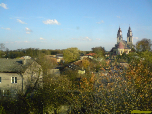 Lubochnia - jesienny widok #Lubochnia #panorama #PowiatTomaszowski #UlicaŁódzka
