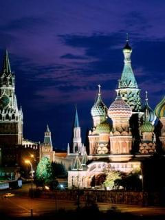 Moskwa nocą #moskwa #cerkwie