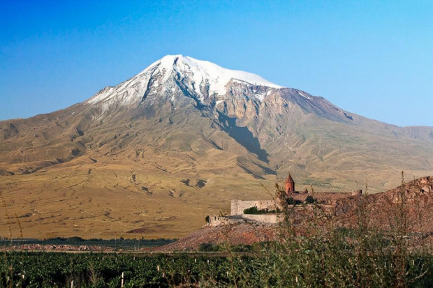 kościół Chor Virap i góra Ararat #kościół #ChorVirap #góra #Ararat